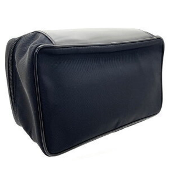 Gucci Handbag Bamboo Vanity Nylon Black Mini Pouch Bag Back - Picture 4 of 8